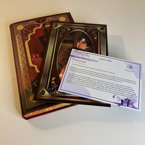 17 Fairyloot Box EVOCATION S. T. Gibson Hardcover Signed w/Artwork Brand New - Picture 6 of 6